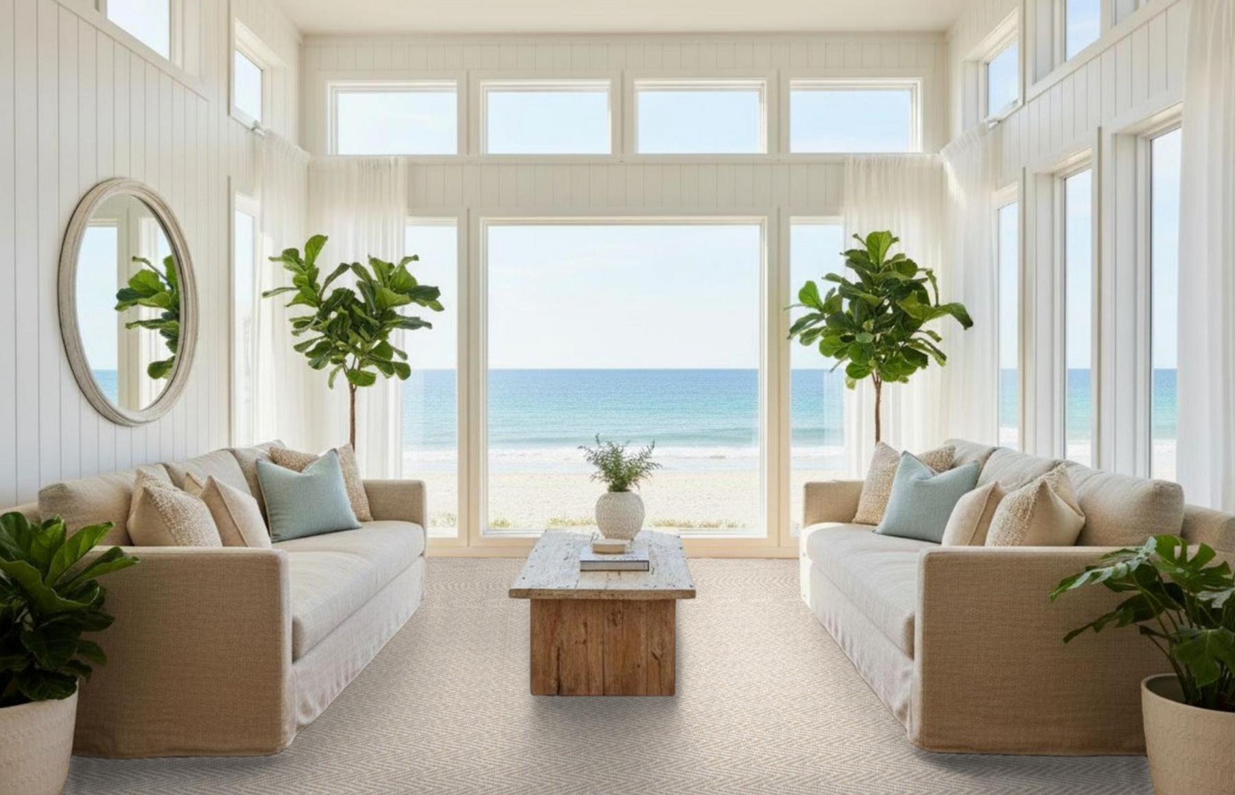 Luxury chevron carpet by Paradiso