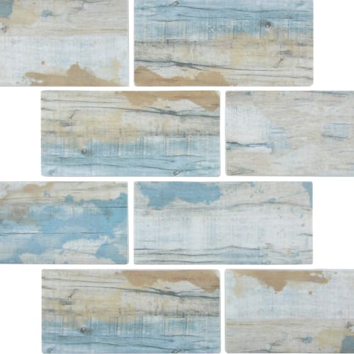 Sunset in Bay Mosaic 3X6 Back Mesh Mount