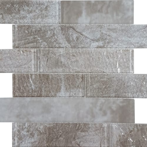 Baikal in Natural Multi Linear 2X6 Glossy & Matte Mosaic