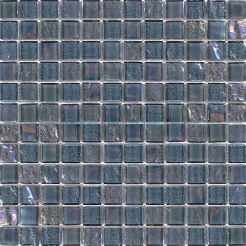 Astral in Moonstone 1X1 Glass Mesh Mosaic Glass Mosaics flooring by Paradiso