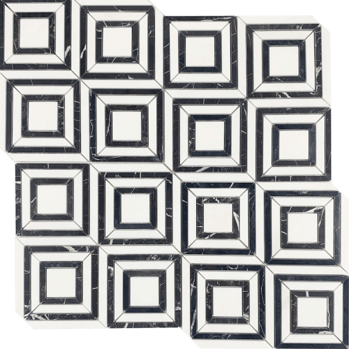 Mount Shasta in Thassos & Nero Black