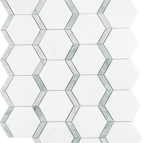 Crestone Peak in Thassos & Bianco Carrara