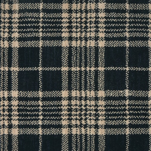 Ax Plaid Carpeting Collection in black by Paradiso